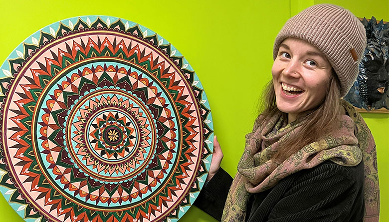 Mandala Medicine Art at Margaret River Library’s Cocoon Gallery